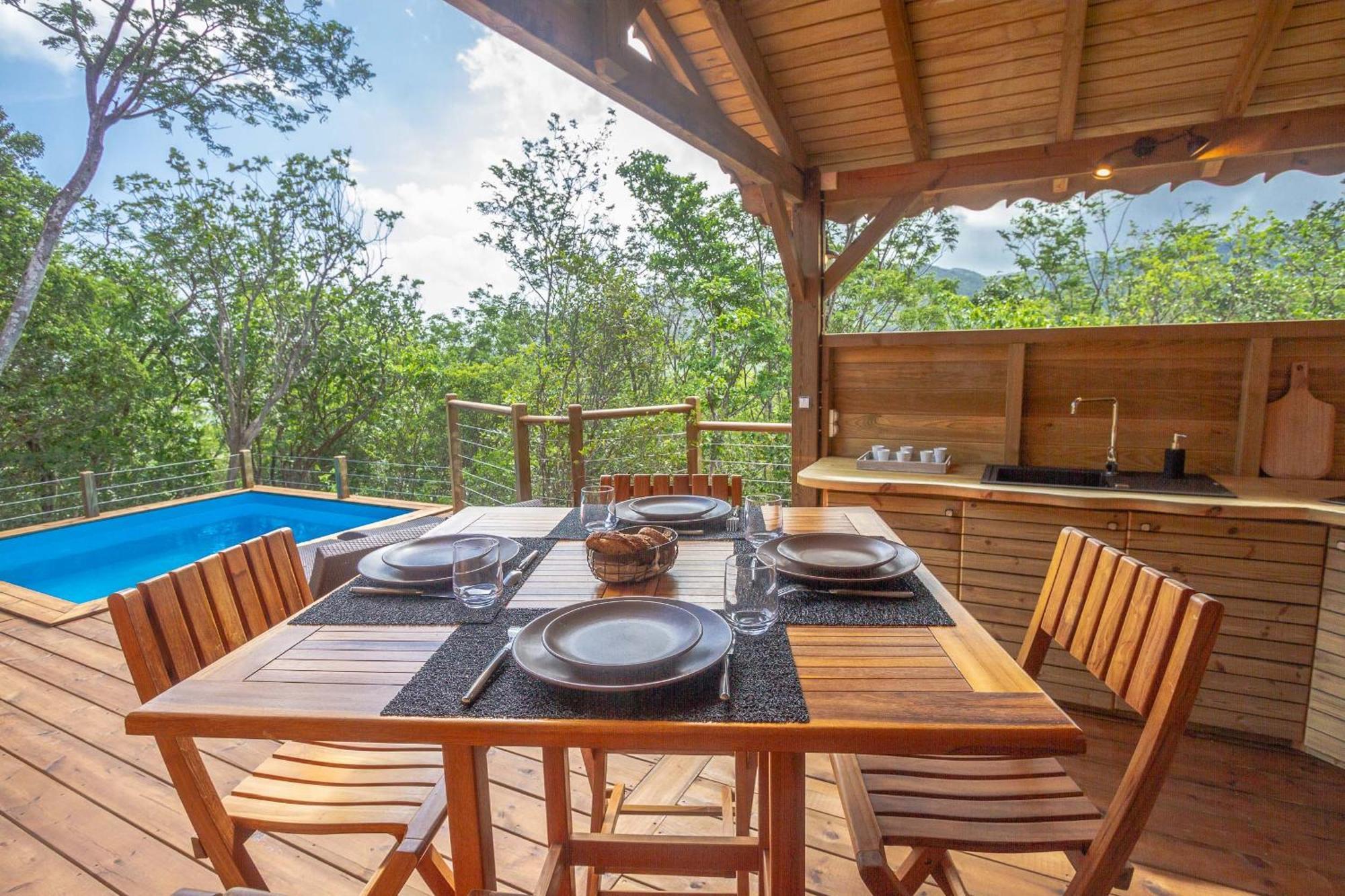 Au Jardin Des Colibris Ecolodge&Spa Deshaies Εξωτερικό φωτογραφία