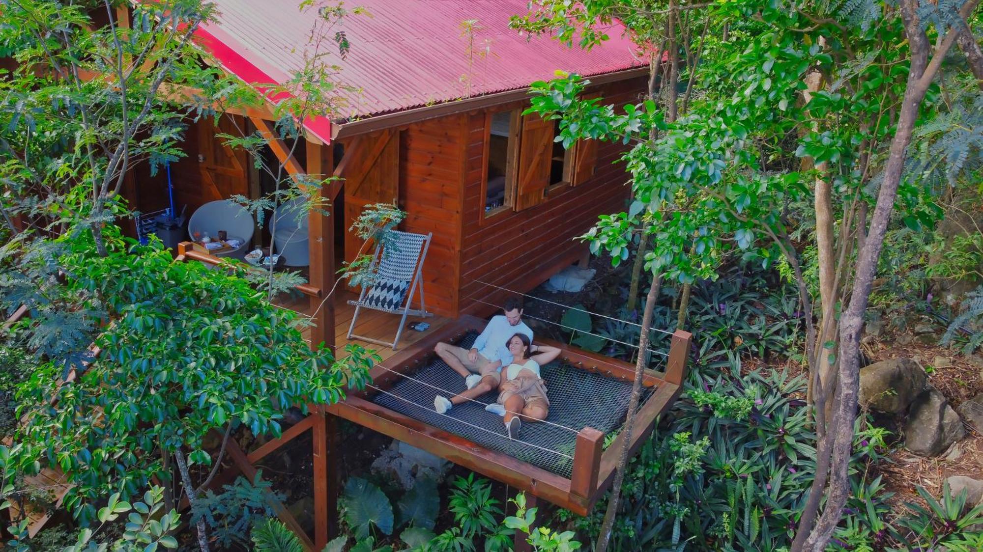 Au Jardin Des Colibris Ecolodge&Spa Deshaies Εξωτερικό φωτογραφία