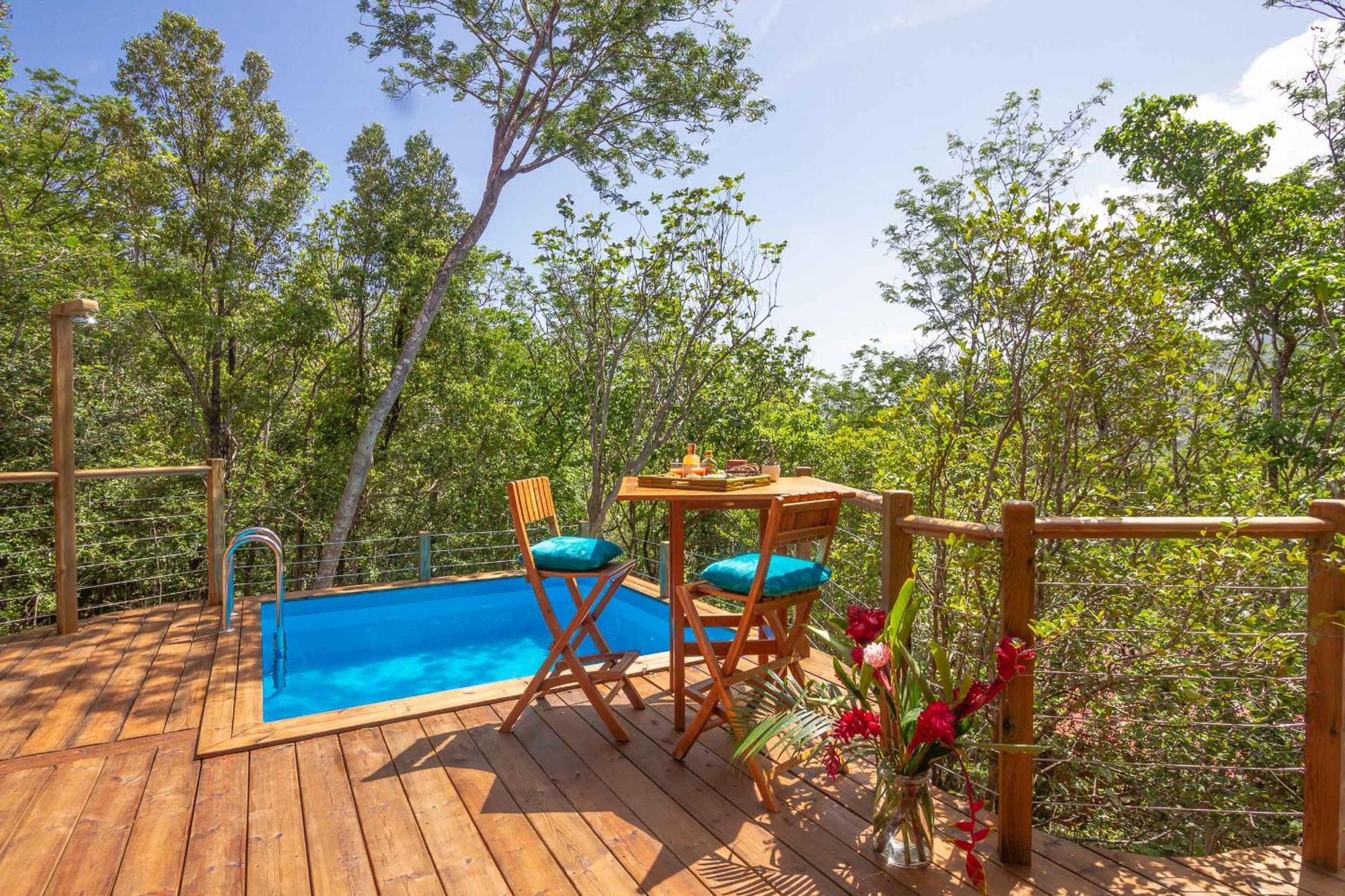 Au Jardin Des Colibris Ecolodge&Spa Deshaies Εξωτερικό φωτογραφία